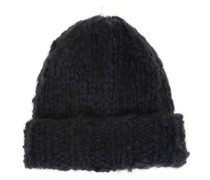 Grobstrick-Kaschmir-Beanie