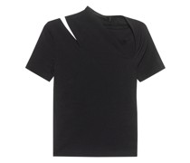Asymmetrisches T-Shirt mit Cut-Out