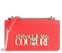 Versace Jeans Couture Logo Lock Schultertasche rot