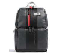 Piquadro Urban Laptop-Rucksack schwarz/grau