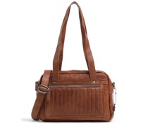 Spikes & Sparrow Bronco Schultertasche cognac