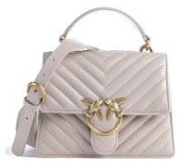 Pinko Love One Top Handle Mini Light Umhängetasche beige