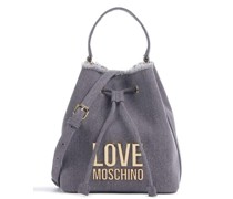 Love Moschino Denim Icon Bucket bag jeans