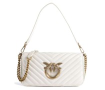 Pinko Love Click Baguette Mini Umhängetasche elfenbein