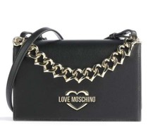 Love Moschino Heart Chain Umhängetasche schwarz