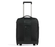 Piquadro Brief Carry-On 4-Rollen Trolley schwarz