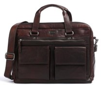 Spikes & Sparrow Bronco Aktentasche dunkelbraun