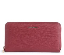Coccinelle Metallic Soft Geldbörse dunkelrot