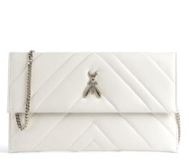 Patrizia Pepe Fly Quilted Clutch elfenbein