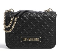 Love Moschino Quilted Schultertasche schwarz