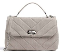 Lancaster Jeans Matelassé Schultertasche beige