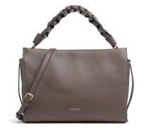 Coccinelle Boheme Grana Double Schultertasche dunkelbraun