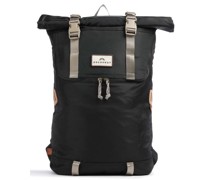 Doughnut Jungle Christopher Rolltop Rucksack schwarz