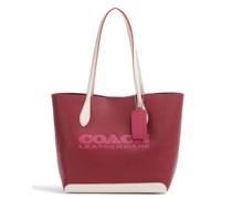 Coach Kia Shopper dunkelrot