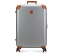 Brics Amalfi 4-Rollen Trolley silber