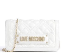 Love Moschino Quilted Umhängetasche weiß
