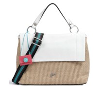 Gabs Sorrento Iolanda M Handtasche natur/weiß