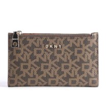 DKNY Bryant Kreditkartenetui dunkelbraun