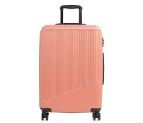 Travelite Bali 4-Rollen Trolley koralle