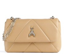Patrizia Pepe Fly Padded Schultertasche beige