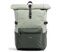 Sandqvist Stream Ruben 2.0 Rolltop Rucksack grün