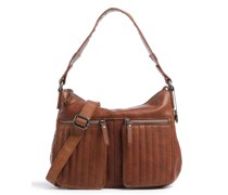 Spikes & Sparrow Bronco Schultertasche cognac