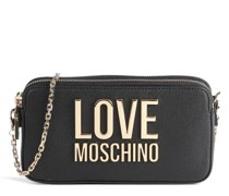Love Moschino Love Lettering Umhängetasche schwarz