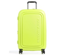 Mandarina Duck Logoduck+ 4-Rollen Trolley gelbgrün