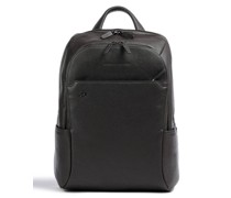 Piquadro Black Square Laptop-Rucksack dunkelbraun