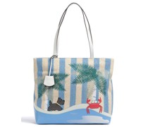 Radley London Museum Street Stripe Palm Shopper blau/beige