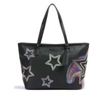Sprayground Ai Beaded Shark Tote Bag Shopper schwarz