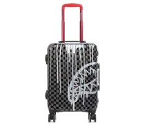Sprayground Platinum Drips Soft Shell Luggage 4-Rollen Trolley grau/schwarz