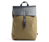 Sandqvist Grand Canvas Alva Metal Hook Rucksack olivgrün