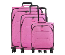 Travelite Adriia 4-Rollen Trolley Set pink