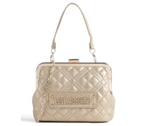 Love Moschino Quilted Umhängetasche gold