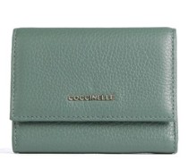 Coccinelle Metallic Soft Geldbörse grün