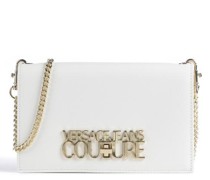 Versace Jeans Couture Logo Lock Umhängetasche weiß