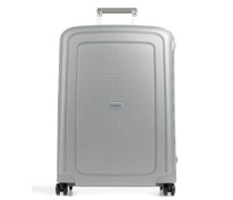 Samsonite S'Cure 4-Rollen Trolley silber