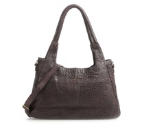 Taschendieb Wien Salzgries 2 Schultertasche dunkelbraun