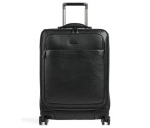 Piquadro 4-Rollen Trolley schwarz