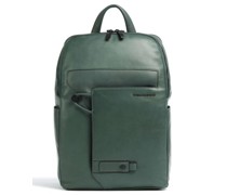 Piquadro Aye Rfid Laptop-Rucksack dunkelgrün