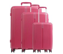 Travelite Vaka 4-Rollen Trolley Set pink