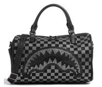 Sprayground Trinity Checkered Handtasche schwarz/silber