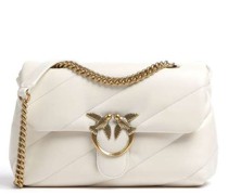 Pinko Love Classic Puff Schultertasche elfenbein