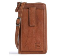 Spikes & Sparrow Bronco Handytasche cognac