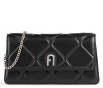 Furla Diamante Mini Umhängetasche schwarz