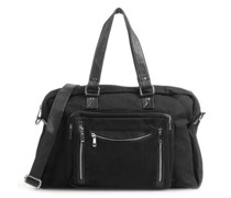 Núnoo Recycled Canvas Camilla Handtasche schwarz