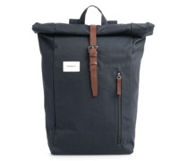 Sandqvist Ground Dante Rolltop Rucksack dunkelblau