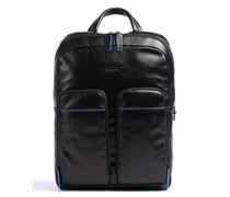 Piquadro Blue Square Revamp Laptop-Rucksack schwarz