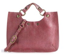 Campomaggi Umhängetasche rot metallic
